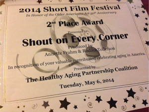 Healthy Aging Partnership Film Shorts Festival_Rodika Tollefson